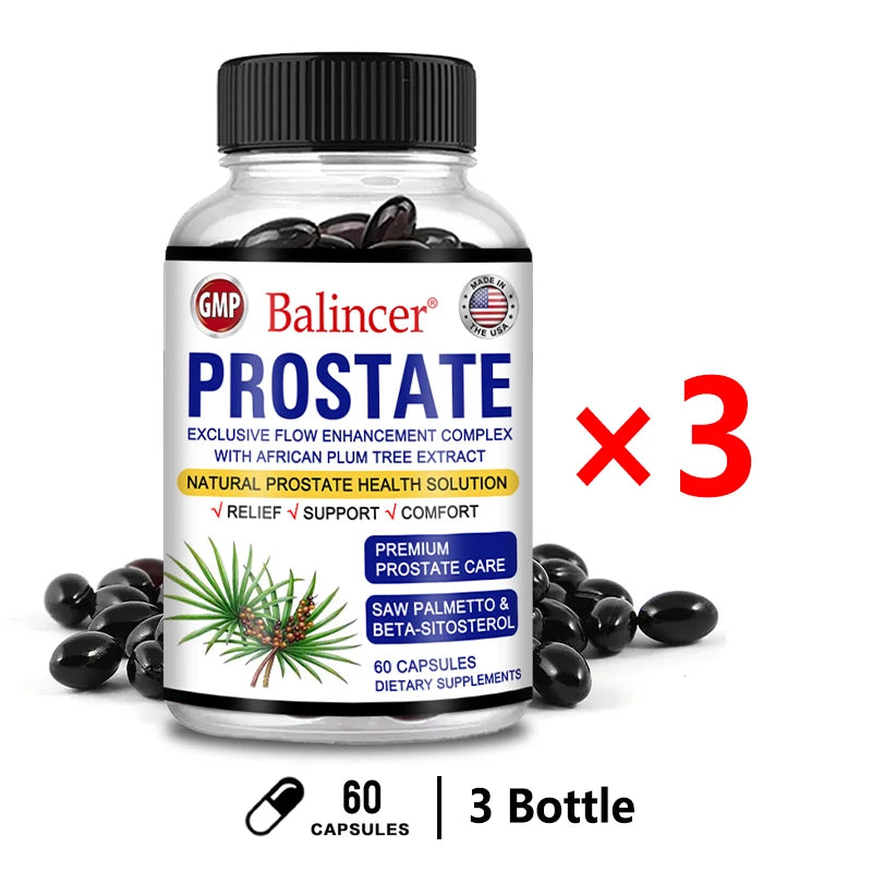 Saw Palmetto Men's Prostate & Urinary Health Support Capsules