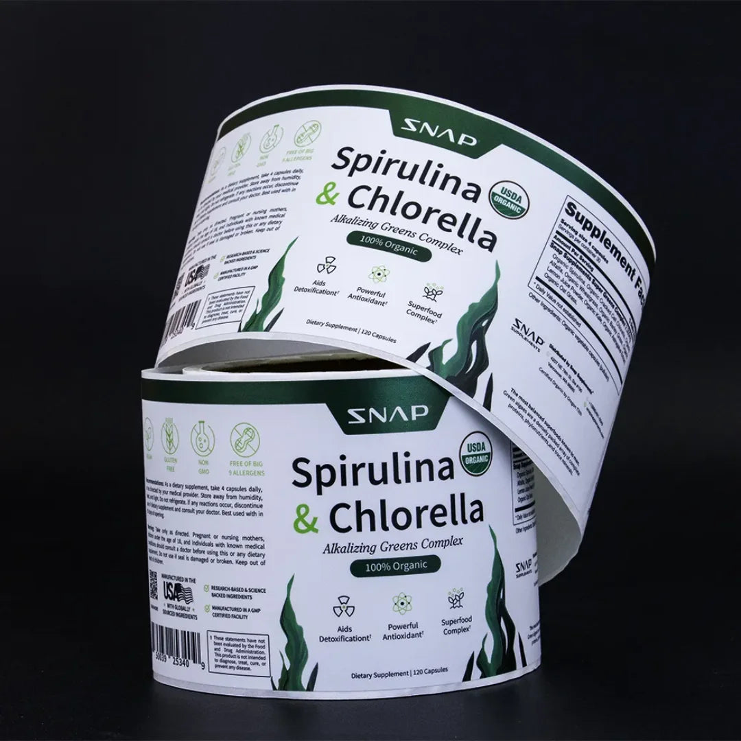 Custom Waterproof & Oil-Proof Cosmetic Product Labels