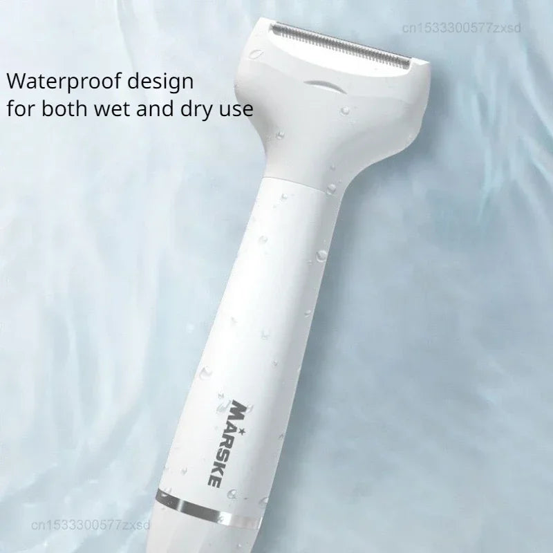 Women's Rechargeable Electric Body Shaver – Multi-Head Grooming Tool