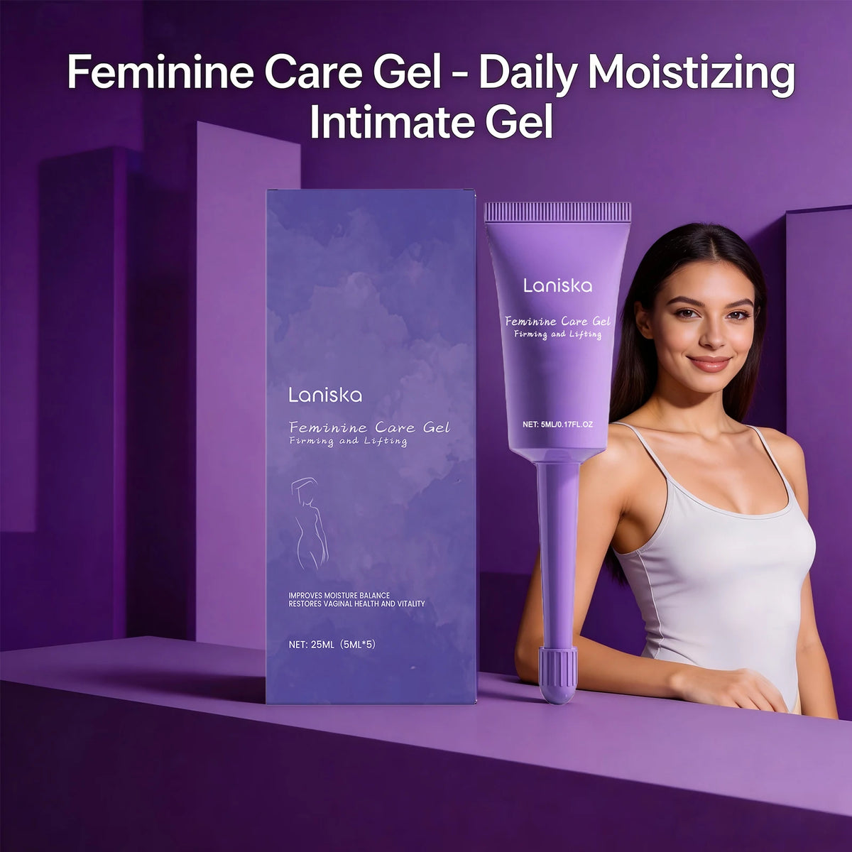 Laniska Natural Plant-Based Intimate Refreshing & Hydrating Gel (25ml)