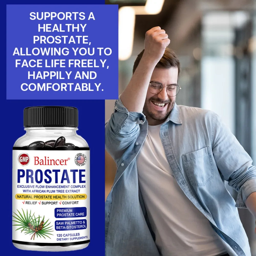 Saw Palmetto Men's Prostate & Urinary Health Support Capsules