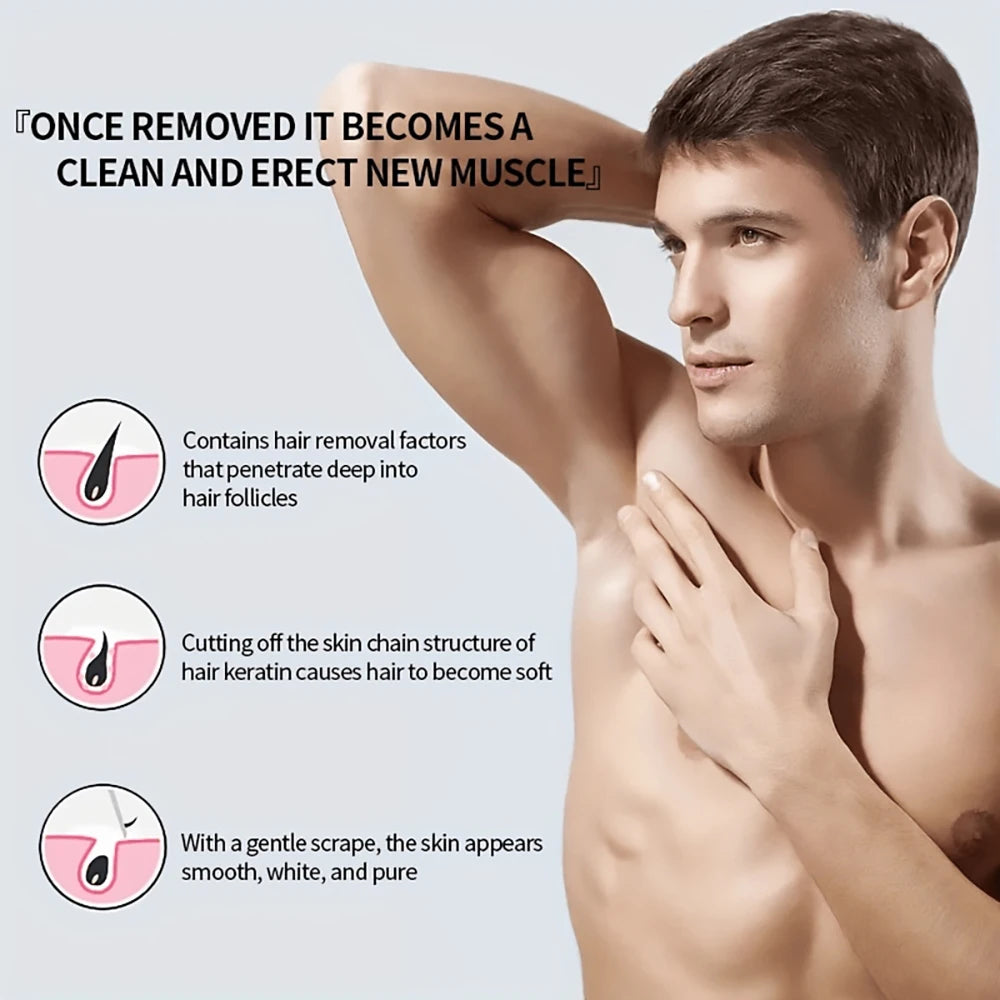 Men’s Body Hair Removal Cream
